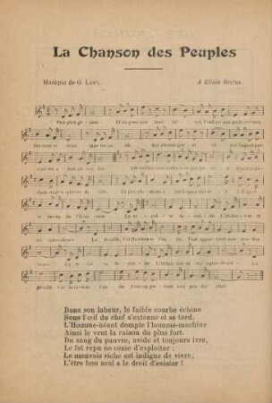 La Chanson des Peuples