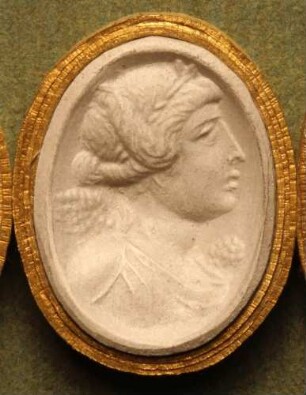 Profilkopf der Victoria, mit Lorbeer gekrönt (Daktyliothek, Erstes Mythologisches Tausend)