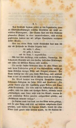Die Lupine als Feldfrucht