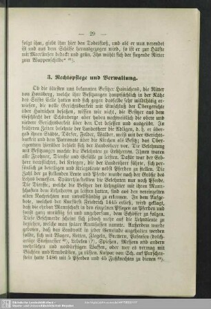 3. Rechtspflege und Verwaltung