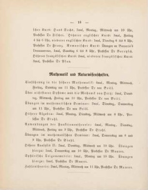 18-21, Mathematik und Naturwissenschaften