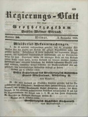 Nr. 30 : 2. November 1850