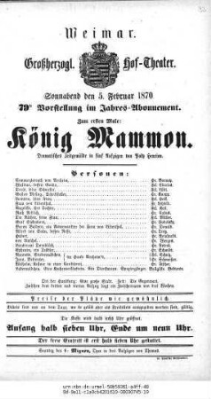 König Mammon