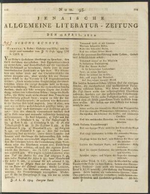 Num. 93. Den 18. April 1804