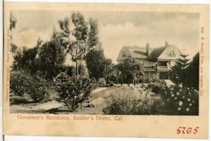 Sawtelle. Governors Residence, Soldier`s Home, Cal.