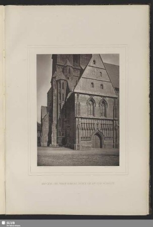 Zwickau, die Marienkirche, deren Thurm un Südseite