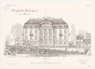 Oberbergamt, Bonn: Ostansicht 1:100