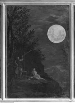 Zyklus von Szenen astronomischer Beobachtungen, Der Mond