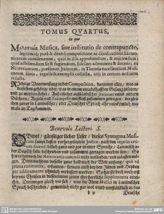 TOMUS QUARTUS, in quo...