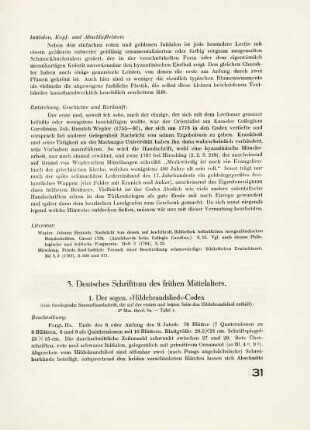 3. Deutsches Schrifttum des frühen Mittelalters