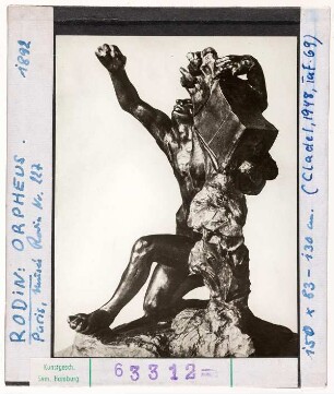 François-Auguste-René Rodin: Orpheus. Paris, Musée Rodin