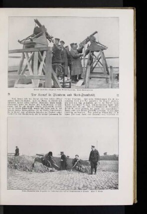 Abwehr feindlicher Flugzeuge durch Maschinengewehre.