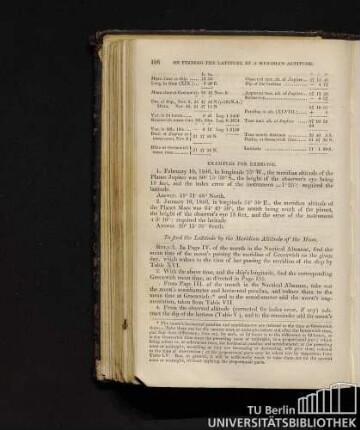 To find the latitude by the meridian altitude of the moon.