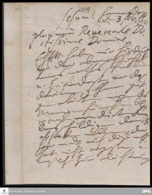 Brief von Henriette Catharina v. Gersdorff an August Hermann Francke.