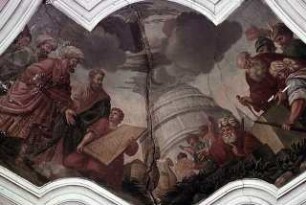 Voute, südwestliches Bild: Turmbau zu Babel