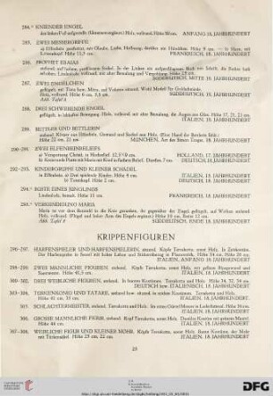 Krippenfiguren (Nr. 296-308
