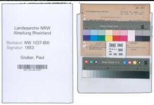 Entnazifizierung Paul Gruber , geb. 11.03.1906 (Zugfuehrer)