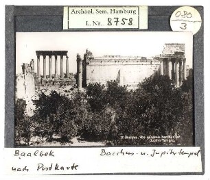 Baalbek: Bacchus- und Jupitertempel