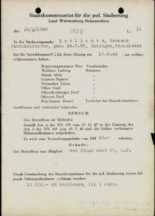 Schlichte, Hermann