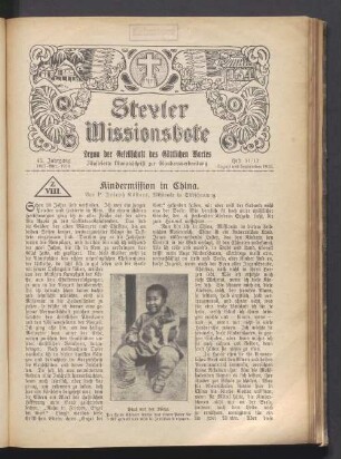Heft 11/12. August und September 1918