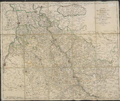 Duchés De Bergue Et Juliers, Electorat De Cologne, Gueldre Et Comté De Meurs