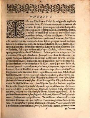De sanctissimo adorandae Trinitatis mysterio disputatio theologica : opposita praecipue Neo-Photinianis & Socinianis