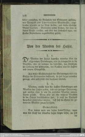 Von den Wunden des Halses
