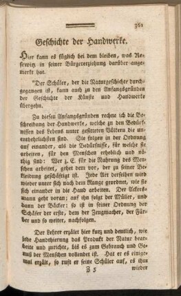 Geschichte der Handwerke