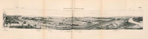 Anlage 4. Der große Hafen von Land aus gesehen.