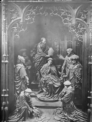 Passionsaltar — Bischofweihe des heiligen Dionysius