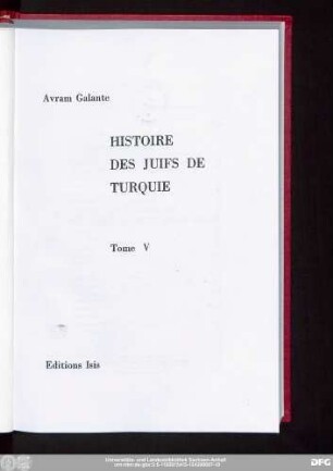 5: Histoire des Juifs de Turquie
