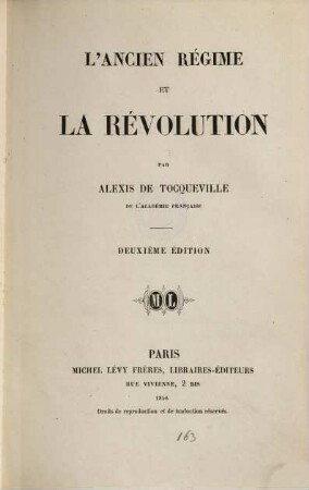 L'ancien régime et la révolution