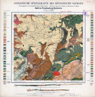 [5044] Frankenberg-Hainichen, Geologische Specialkarte des Königreichs Sachsen