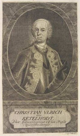 Bildnis des Christian Ulrich Ketelhodt
