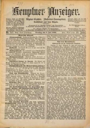 Kemptner Anzeiger : Allgäuer Erzähler ; illustriertes Sonntagsblatt ; Volksblatt aus dem Allgäu. 1895, 2