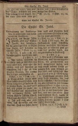 Die Epistel St. Judä.