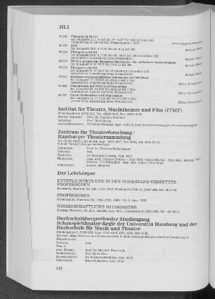 Zentrum für Theaterforschung/Hamburger Theatersammlung