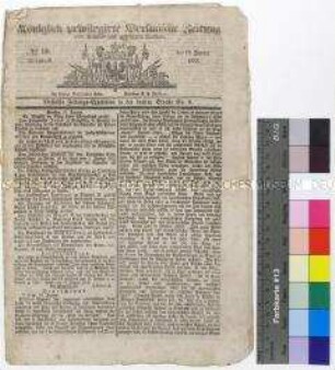 Ausgabe der Königlich privilegirten Berlinischen Zeitung