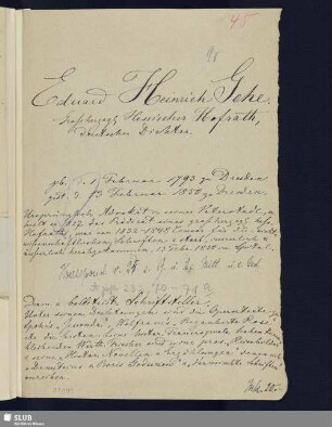 Nr. 70-71c. Gehe, Eduard Heinrich