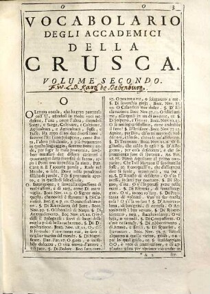 Vocabolario Degli Accademici Della Crusca. 2