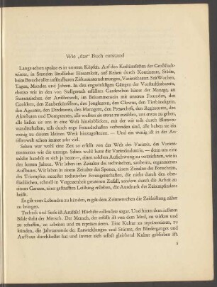 Wie "das" Buch entstand