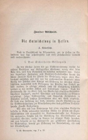 I. Das Sicherheits-Gefängniß.