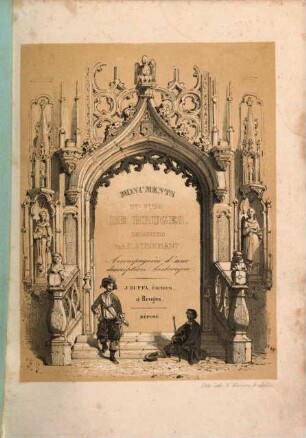 Monuments et vues de Bruges : Dessinées par F. Stroobant; accompagnées d'une description historique