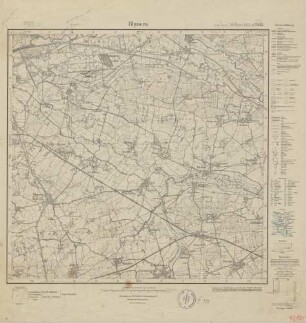 4313 (alte Nr.: 2435) Rhynern, Meßtischblatt (4cm - Karte)