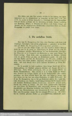 3. Die verlassene Stätte