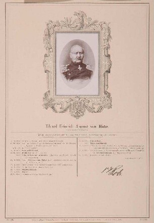 Bildnis von August von Hobe (1802-1874)