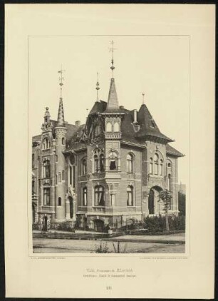 Tafel 29. Villa, Roonstrasse 41, Elberfeld. Architekten: Haude & Metzendorf