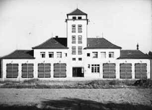 Coswig, Moritzburger Straße 2. Gebäude der Feuerwehr (um 1930)