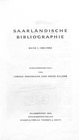 1.1961/62(1964): 1961/1962