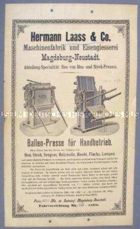Heu- und Strohpresse